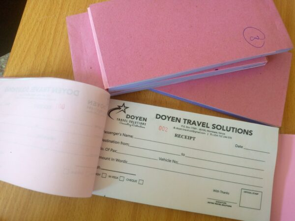 Custom Branded Receipts, Invoices & Delivery Books
